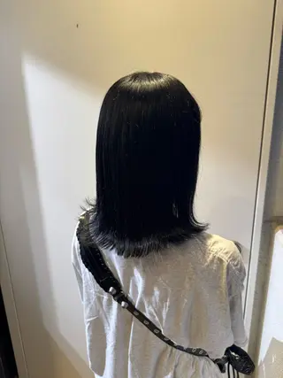 ミディアム カラー 縮毛矯正/艶髪カラー /パーマ/ひふみ🌱のヘアスタイル