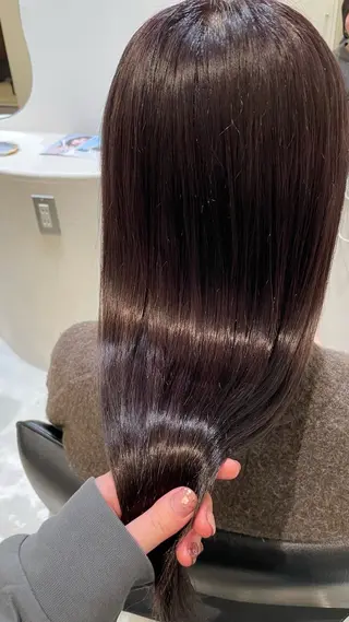 ロング カラー たかはし ゆうなのヘアスタイル