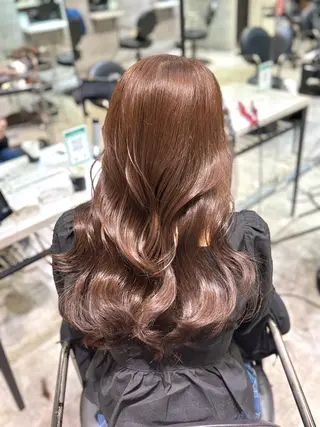 ロング _WHITE難波店[アンダーバーホワイト]所属・艶カラー/髪質改善 /韓国風/中村嘉秀のヘアスタイル