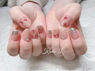カラー ネイル 芦辺 香奈のネイルデザイン