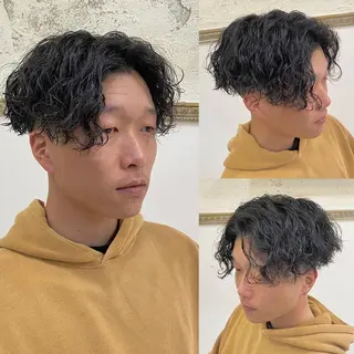 パーマ メンズ 年間2000名担当◎ パーマ職人/仲原佑樹のヘアスタイル