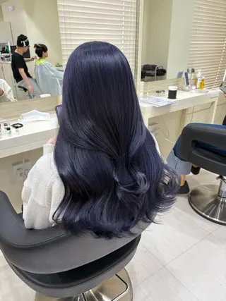 ミディアム カラー ヘアアレンジ 💟RINNA 艶カラー💟のヘアスタイル