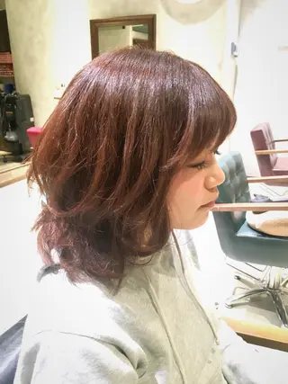 ミディアム 松村 崇弘のヘアスタイル
