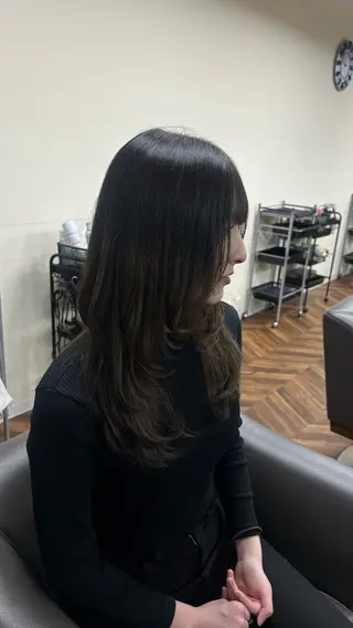 セミロング Aleap owl所属・saria [ALEAP]のヘアスタイル