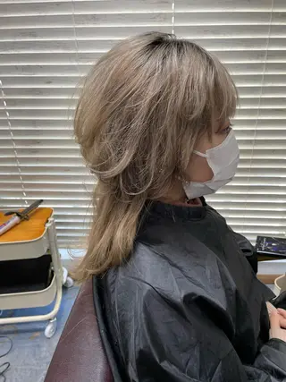 セミロング ✨男の娘✨美容師 ✂️くっぽちゃん✂️のヘアスタイル