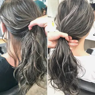 ロング カラー メンズ特化 パーマ/オザワのヘアスタイル