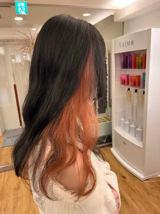 ロング カラー un.le.pont ルカ 🎨のヘアスタイル