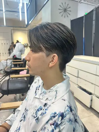 カラー メンズ ハイトーン/パーマ/ メンズ / 櫻本🌐のヘアスタイル