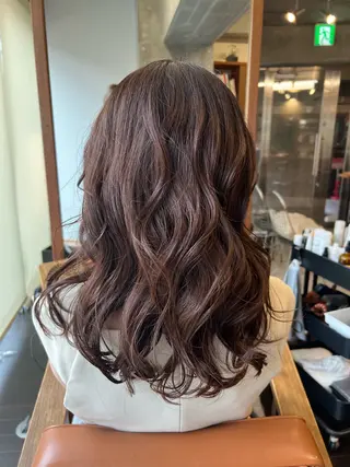 ロング 土田かほ/本日🈳 透明感カラー🍃のヘアスタイル
