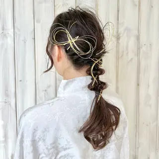 ロング ヘアアレンジ 原宿/似合わせ/髪質 改善/レイヤー/優希のヘアスタイル