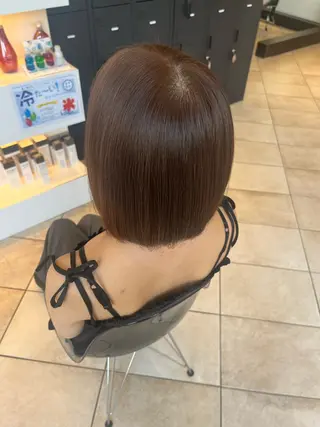 ミディアム カラー 🐰根本 姫音｜ 淵野辺カラー🤍🫧のヘアスタイル