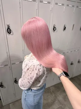 ロング カラー エフェクトブリーチ 🌟前澤啓太朗のヘアスタイル