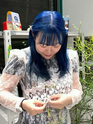 セミロング カラー 🎀オイダイラ モモカ🎀のヘアスタイル