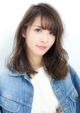 セミロング カラー メンズヘア特化 崎田 成人のヘアスタイル
