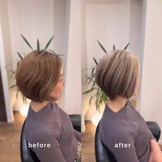 ショート カラー Hair&Make newer所属・しんのすけ /モデルさん募集中のヘアスタイル