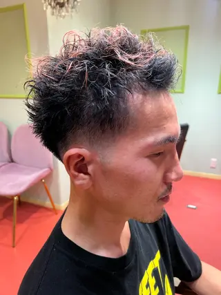 ショート 紙屋町ショート /ボブ　パーマ河内蓮のヘアスタイル