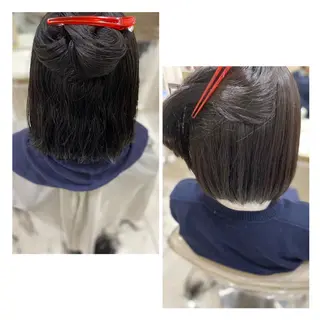 ミディアム Ash志木/TOP 宮崎 瑠菜のヘアスタイル