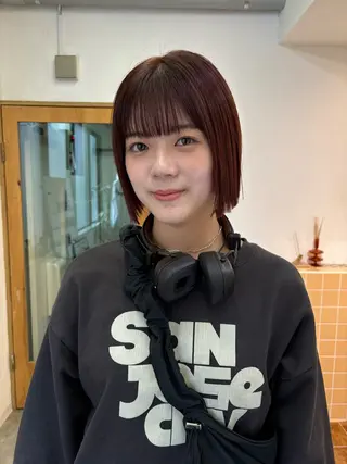 ショート カラー sakura🌸 レイヤー/韓国ヘアのヘアスタイル