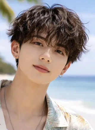 ショート パーマ 本田 圭輔のヘアスタイル