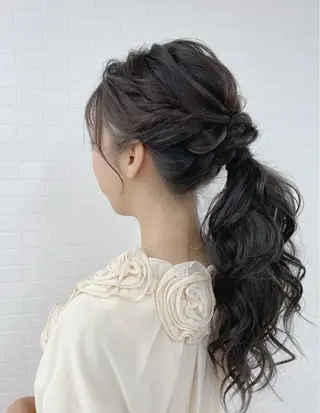 ロング ヘアアレンジ GRANLUSSO 〜グランルッソ駅前店所属・木口 嘉美のヘアスタイル