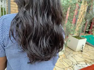 セミロング 美髪ヘア 藤田友輝のヘアスタイル