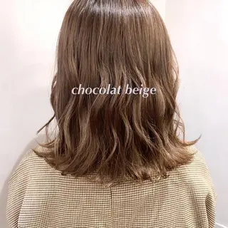 ミディアム カラー ヘアアレンジ 代表🎀 ふわモテ愛 され髪🩷yumiのヘアスタイル