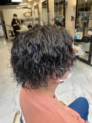パーマ メンズ 🌴パーマオタク🌴 長谷川　諒佑🌈のヘアスタイル
