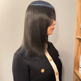 ミディアム カラー 🌿レイヤーボブ/パ ーマ🌿　木梨健太のヘアスタイル