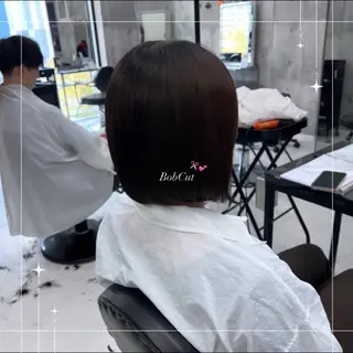 ショート 🪼RINA/寒色 艶髪カラー💙のヘアスタイル