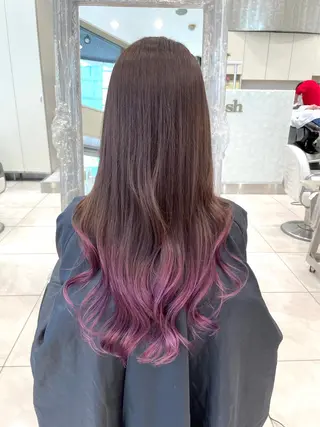 ロング カラー トップスタイリスト 石川みやびのヘアスタイル