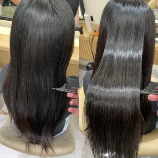 ロング カラー パーマ 巻ける縮毛矯正/ボブ 小顔カット大和田拓夢のヘアスタイル