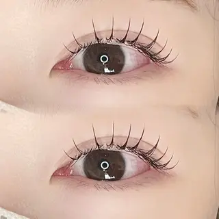 マツエク・マツパ 大上ひなた𝜗𝜚꙳ 縮毛矯正 束感まつパのマツエク・マツパデザイン