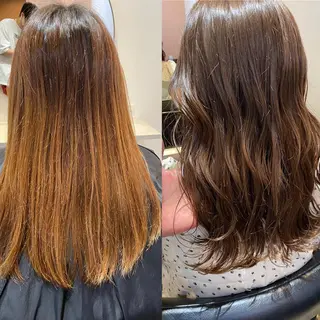 セミロング LATTE  渋谷所属・♡レイヤーカット れお♡のヘアスタイル