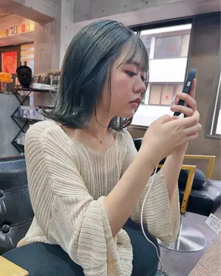 ミディアム KENSHIRO ICONのヘアスタイル