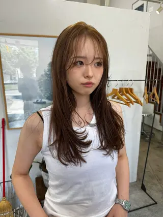 ロング カラー hair vaton所属・ヤハタ ダイキのヘアスタイル