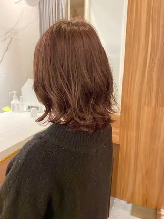 ミディアム カラー 門崎未依/レイヤー/ メンズカット🪿🌼のヘアスタイル