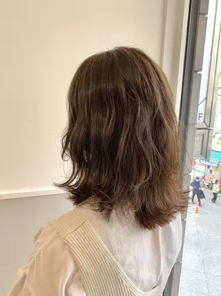 ミディアム カラー ヘアアレンジ 髪質改善period.所属・いしかわまい🎀 髪質改善特価サロンのヘアスタイル