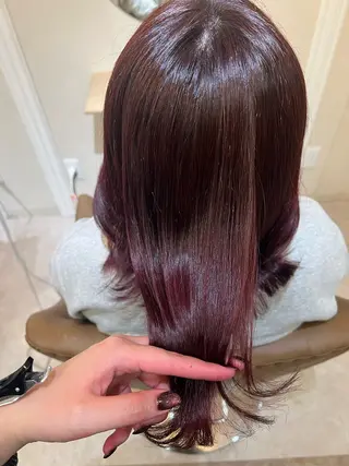 ミディアム FILM by lucia所属・MIKU カットモデル募集のヘアスタイル