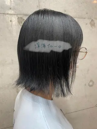 ミディアム カラー 女性に人気♪ はやしほのかのヘアスタイル