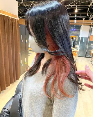 ミディアム カラー 髪質改善/ブリーチ 田代 龍我のヘアスタイル