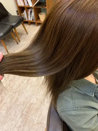 セミロング カラー SHANTi 飯塚 ヘアセット/髪質改善のヘアスタイル