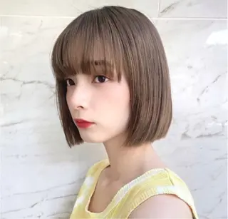 ミディアム ORO所属・梶 久菜乃のヘアスタイル