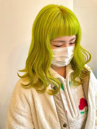 セミロング カラー Asti  blanche所属・ショート/ブリーチ mizuki🐋のヘアスタイル