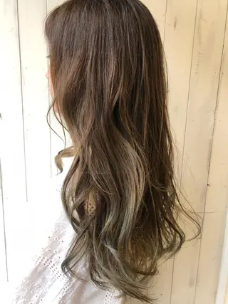 ロング カラー ヘアアレンジ 久保 敏之のヘアスタイル