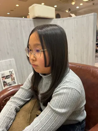 セミロング キッズ hair salon  CAMON.所属・仙台/camon/ airiのヘアスタイル