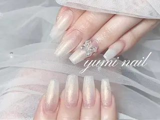 ネイル 𝐲𝐮𝐦𝐢🎀 長さ出しデザイン専門のネイルデザイン