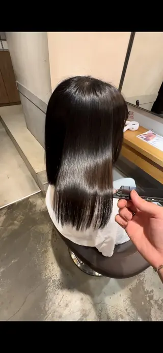 ミディアム 髪質改善 すずきひじりのヘアスタイル