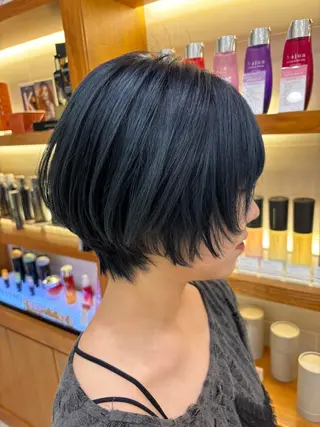 ショート 髪質改善/ハッシュ /色白美肌カラーのヘアスタイル