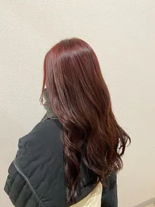 ロング カラー モリ アヤノのヘアスタイル