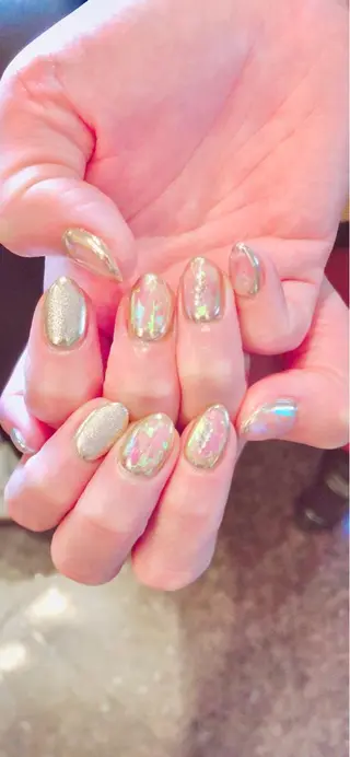 ミディアム カラー キッズ ネイル マツエク・マツパ 💎ビューティサロン 湘南　RIRAN💎のネイルデザイン